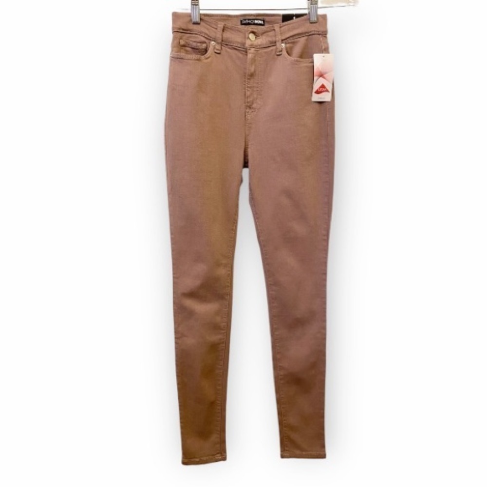 Fashion Nova NWT Santorini Super Stretch Skinny Jeans Size 1 Mocha Light Brown - Picture 3 of 10
